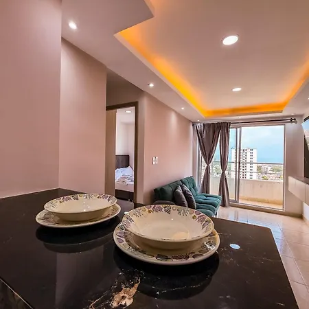Edif, Balcon, 2 Hab, Piscina, Rooftop, 5 Min Aeropuerto * Cartagena