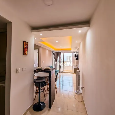 Apartamento Edif, Balcon, 2 Hab, Piscina, Rooftop, 5 Min Aeropuerto Cartagena