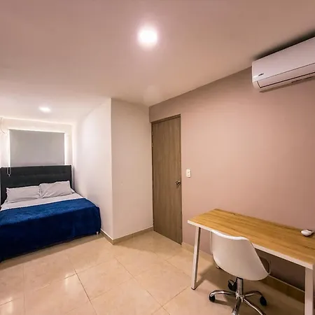 Edif, Balcon, 2 Hab, Piscina, Rooftop, 5 Min Aeropuerto Apartamento